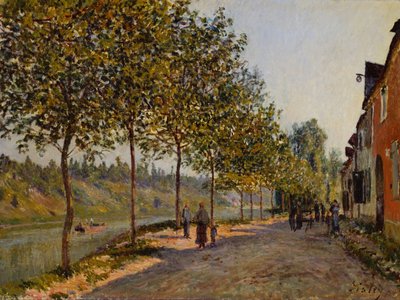 サン=マンメスの6月の朝 作： Alfred Sisley